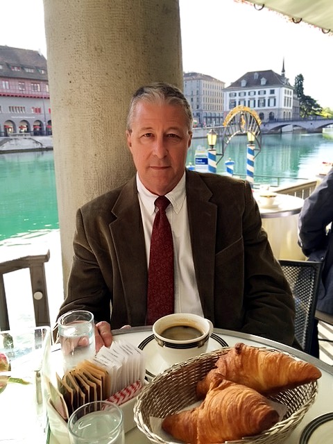 David W. Hutton at the Storchen Hotel - Zurich