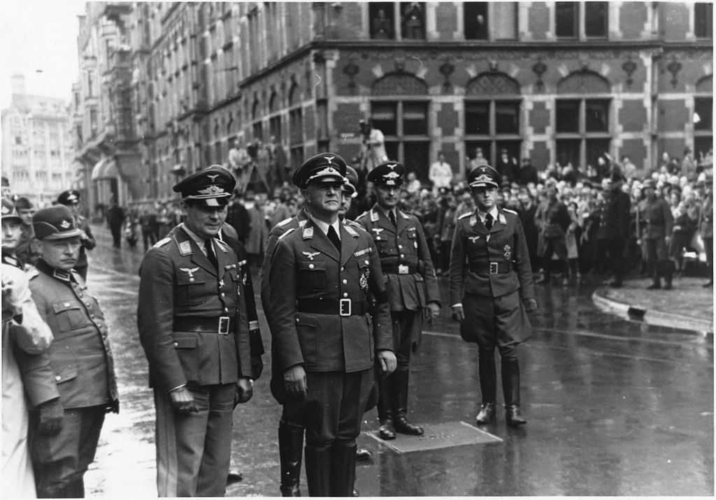 General Friedrich Christiansen, commander-in-chief of the Nazi-German forces in the Netherlands